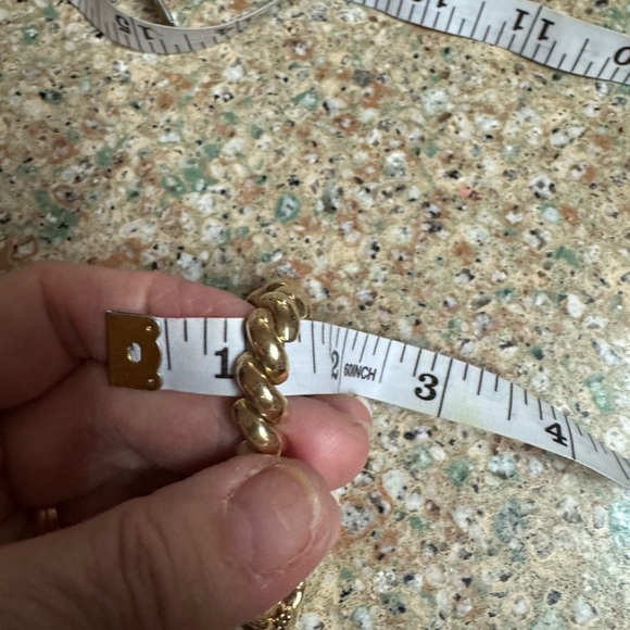 San Marco 10k gold 10 grams bracelet 7+ inches - Picture 8 of 11